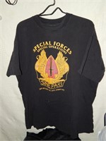 Special Forces Black Shirt Sz XL