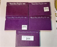 x5 US Mint Coin Proof Sets