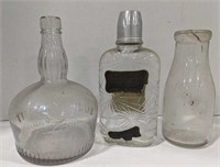 (AT) Vintage Glass Bottle Lot, William Penn