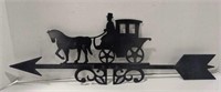 (AT) Metal Carriage Weathervane top, about 24"