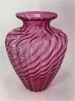 12 inch Pink pilgrim vase