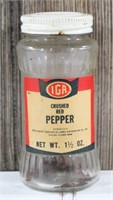 IGA Glass Crushed Red Pepper Canister