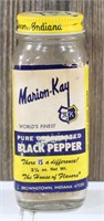 Marion-Kay Glass Black Pepper Canister