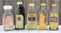 Assorted Glass Imitation Flavor & Spice Bottles