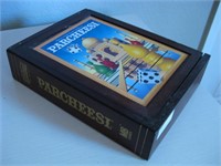 10"x 8"x 3"  Parcheesi Board Game NIOB