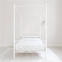 White Metal Bed Frame