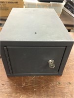 Small gun safe with key (7” tall x 9” wide x 13”