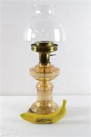 Amber Glass Electric Oil Lamp