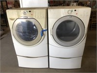 Washer and dryer