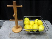 Misc. Kitchen Items - Lemons and Stand