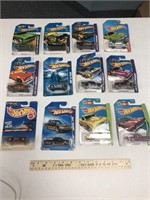 12 NIB Hot Wheels Hot Rod Type Cars