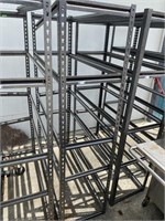 Heavy metal shelf 48” x 18” 72 inches tall -