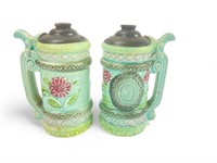 Vintage Japanese Beer Stein Salt & Pepper Shakers