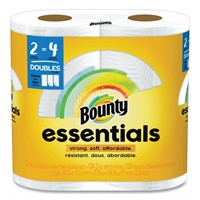 Bounty Essentials Paper Towels,124 Count, 6 pack