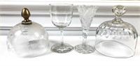 Glass Cloches and Goblets