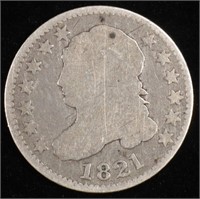 1821 BUST DIME GOOD