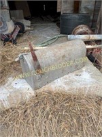 Nice old mailbox with the flag