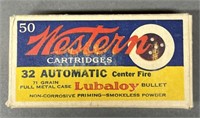 Approx 50 rnds Western .32 Auto Ammo