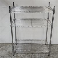 13.5" x 23" x 31" Tall Adjustable Metal Shelf