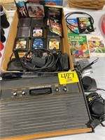 VINTAGE ATARI GAME SYSTEM W/ GAMES & ACCESSORIES