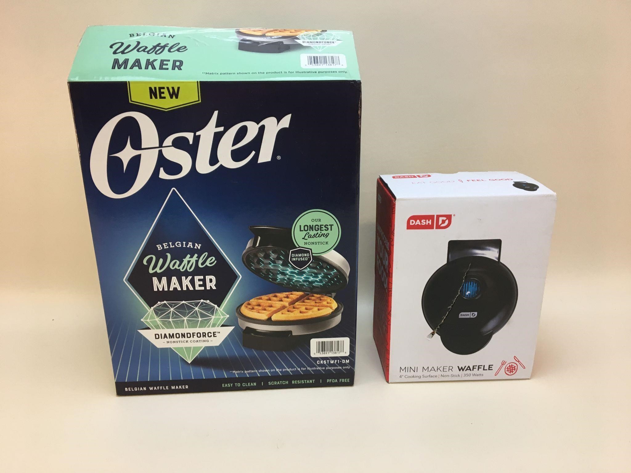 Oster Waffle Maker & Dash Mini Waffle Maker