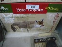 coyote 3-D decoy