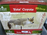 coyote 3-D decoy