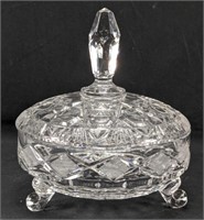 Crystal Footed Candy Dish