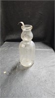 Purity Maid Glass Milk Bottle, New Albany,
