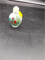 Asian painted snuff bottle