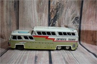 Vintage Continental Trailways Metal Toy Bus