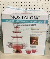 Nostalgia deluxe lighted party fountain - light up