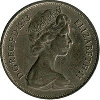 United Kingdom 10 new pence, 1973