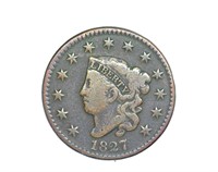 1827 Cent F+