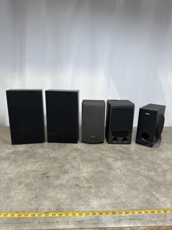 Assortment of Audio Speakers