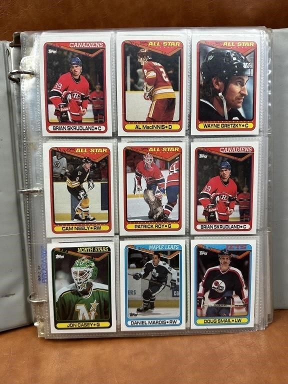 1990 Topps, 1991 Upper Deck Hockey Cards