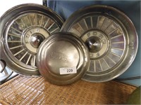 LOT OF OLD HUBCAPS