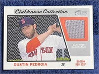 DUSTIN PEDROIA 2015 CLUBHOUSE COLLECTION GREY