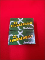 100 Rounds of Remington .22 LR Thunderbolt