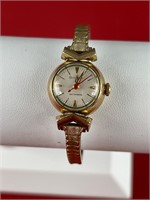 14K RPG BULOVA WATCH AUTOMATIC WORKS