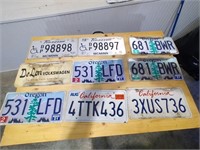 Assortment of License Plates