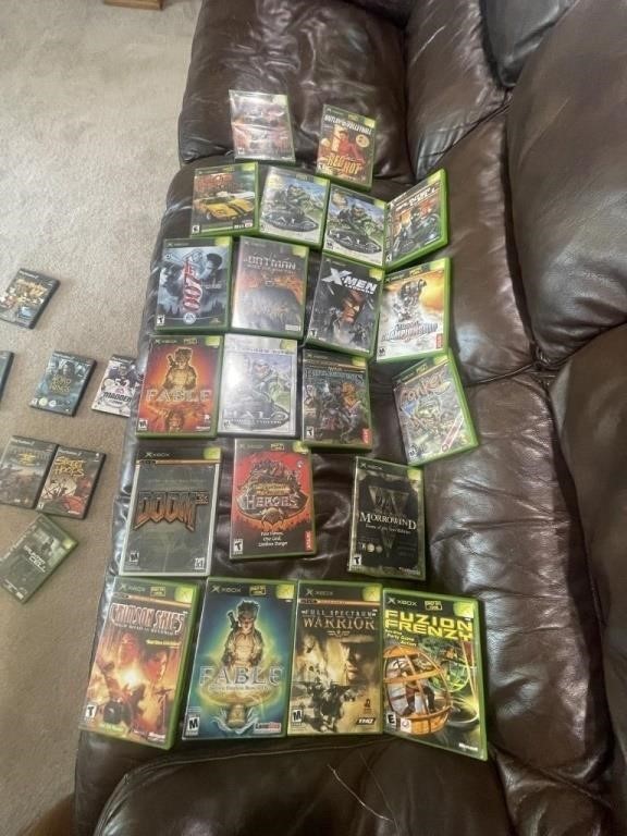 X Box Console Controller & Games-Lots