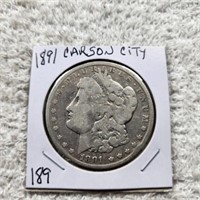 1891 Carson City Morgan Dollar