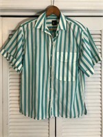 VINTAGE LIZ SPORT STRIPED SHIRT SIZE 8