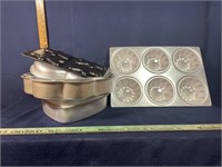 Assortment of bakery pans and molds