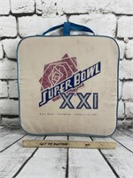 Vtg SUPER BOWL XXI (21) Rose Bowl NFL Cushion