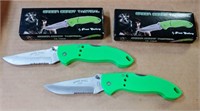 (2) FROST CUTLERY GREEN BERET KNIVES