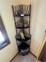 Corner Shelf & Contents