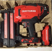 Craftsman battery powers 18ga nailer