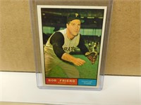 1961 Topps Bob Friend #270 Baseball Card